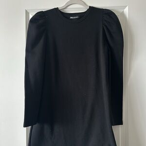 Vestido abrigado, tela de algodón